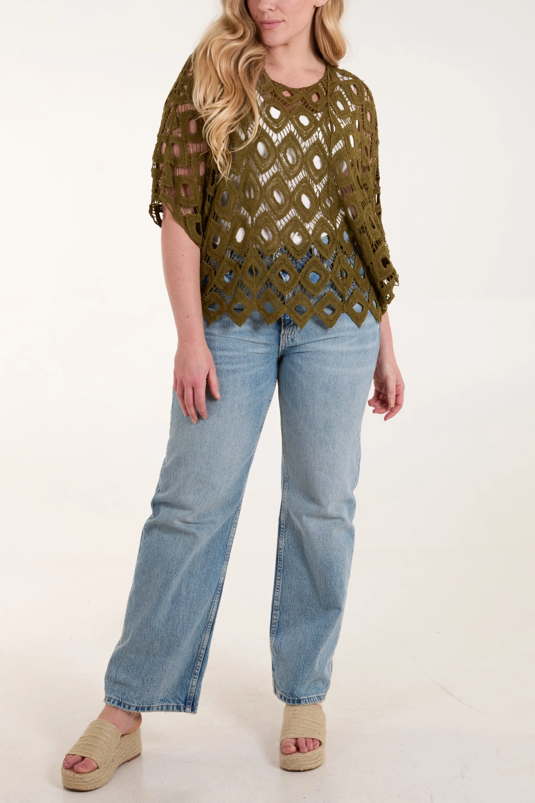 Diamond Cut Crochet Top