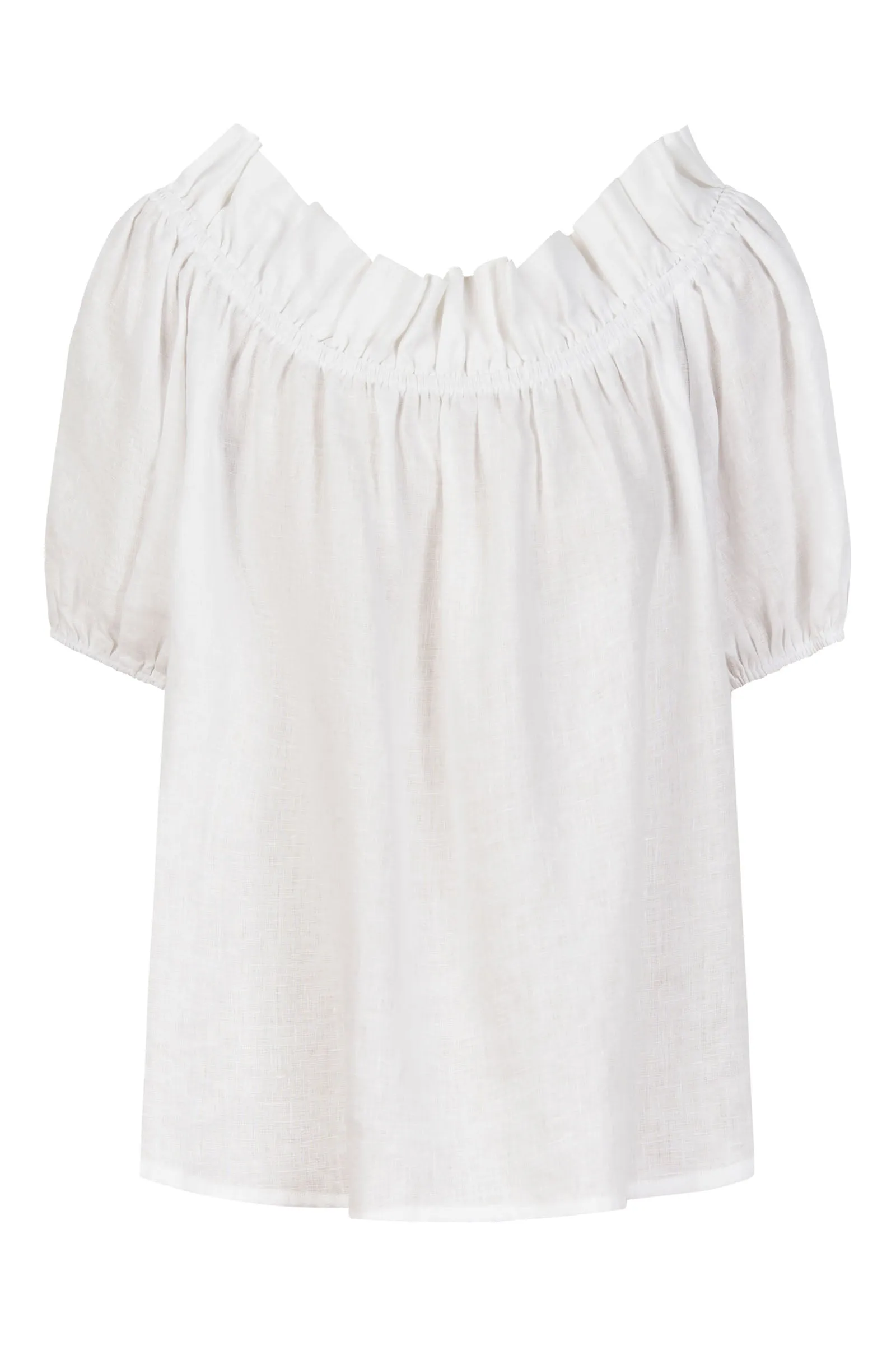 Halcyon Ruched Top - Opal