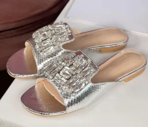 Hidden Jewels Bedazzled Flats
