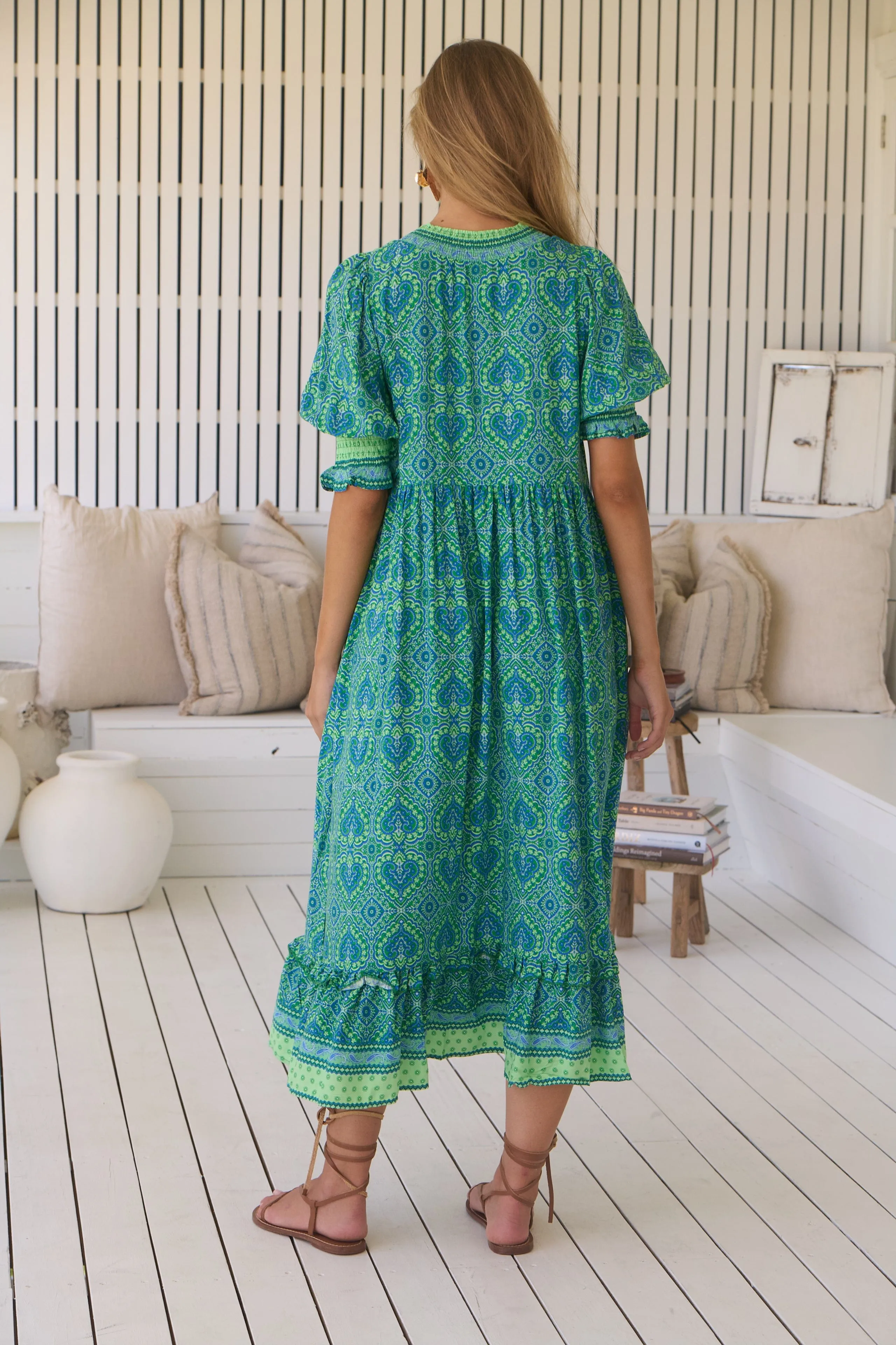 Kora Midi Dress - Tranquillity