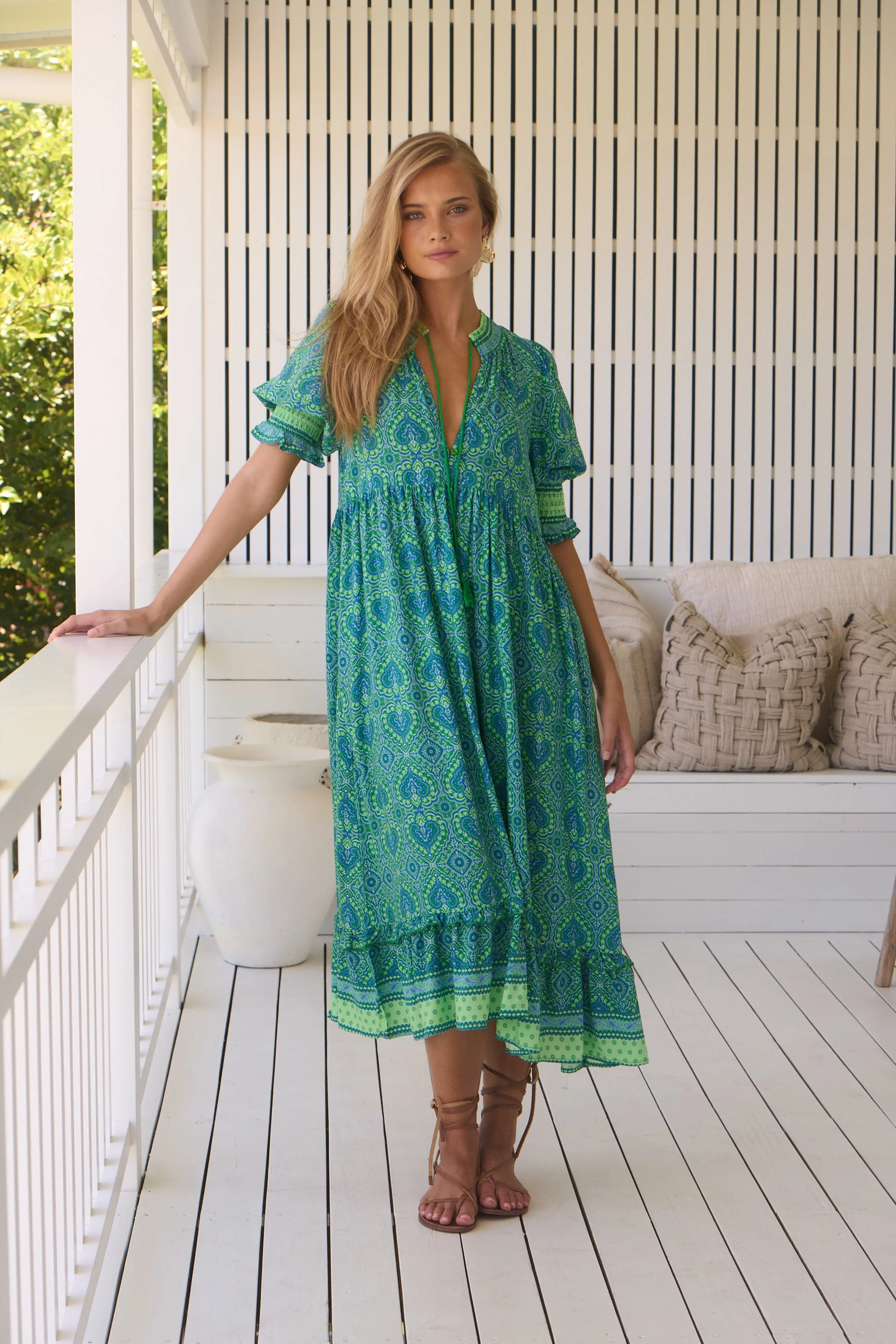 Kora Midi Dress - Tranquillity