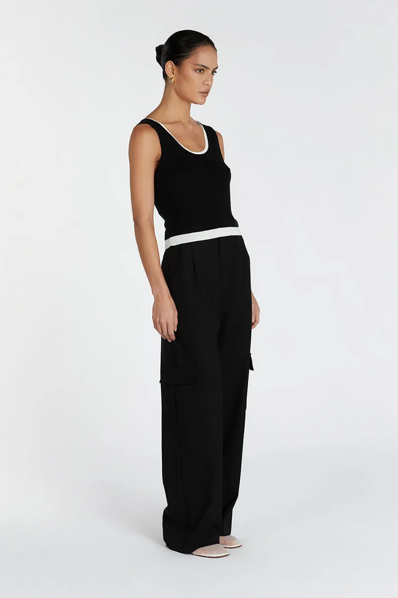 NADIA BLACK CARGO PANT