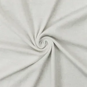 Powder White Solid Stretch Jersey Knit Fabric