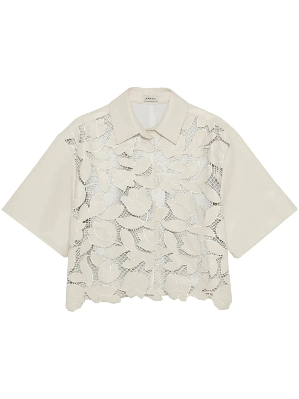 Robinson Embroidered Shirt in Sand Multi