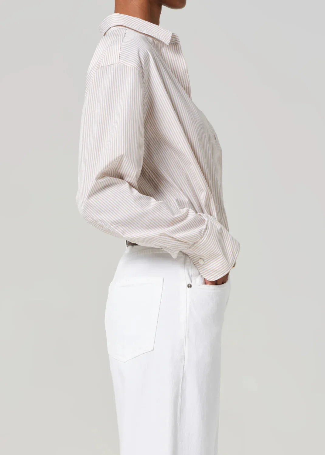 Shay Shirt in Valley Stripe