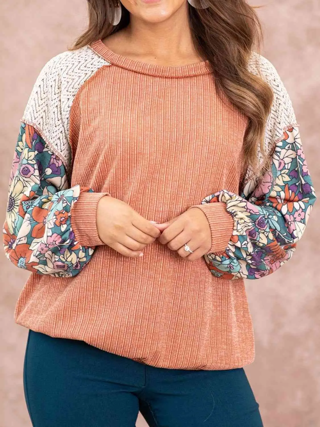 Trendy Round Neck Blouse