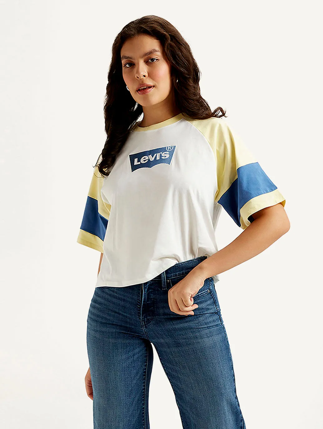 Women's Colorblock Relaxed Fit T-shirt